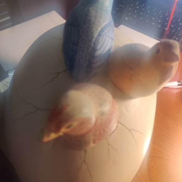 Sergio Bustamante Egg hatching birds sculpture Vintage - Picture 3 of 4